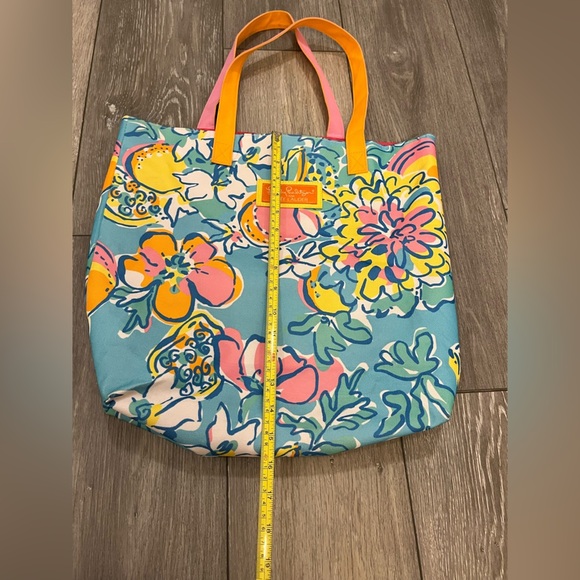 Lilly Pulitzer for Estee Lauder Canvas Shoulder Tote - Picture 8 of 8